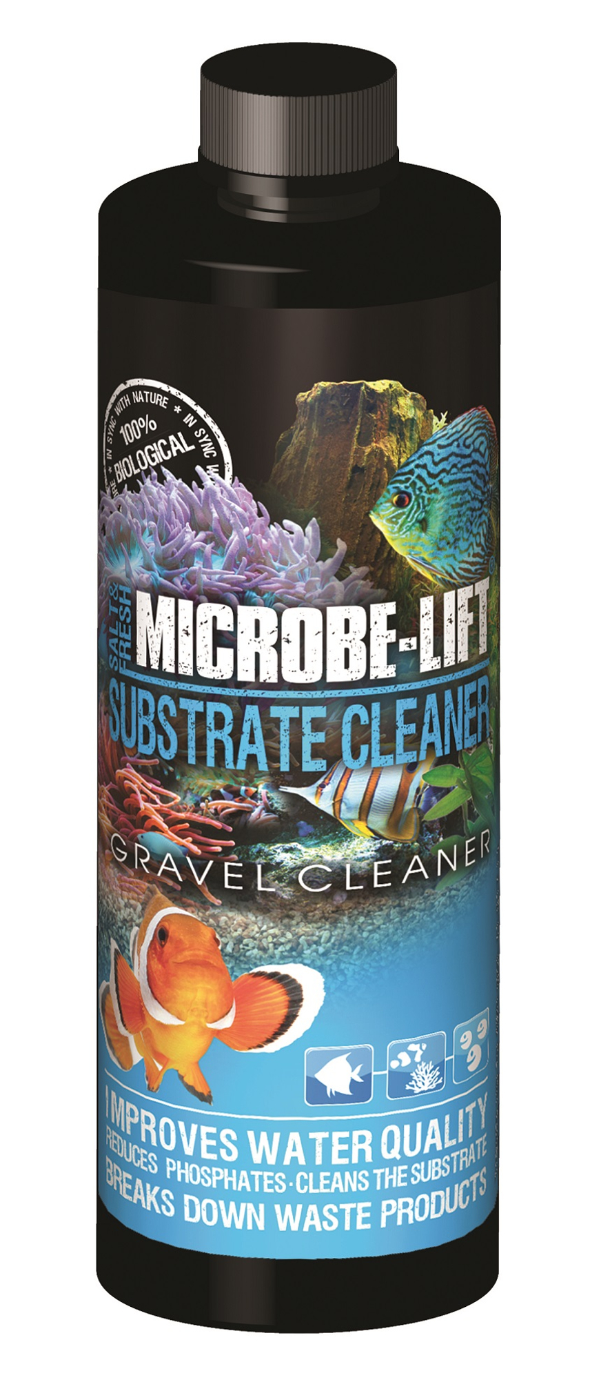 Buy Microbe Lift Gravel and Substrate Cleaner 16oz | Green Effect from ...